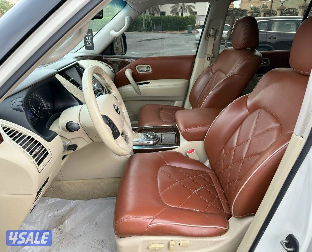 بحالة ممتازة جدا جيب نيسان باترول بلاتينيوم 2012 البابطين صبغ الوكالة10