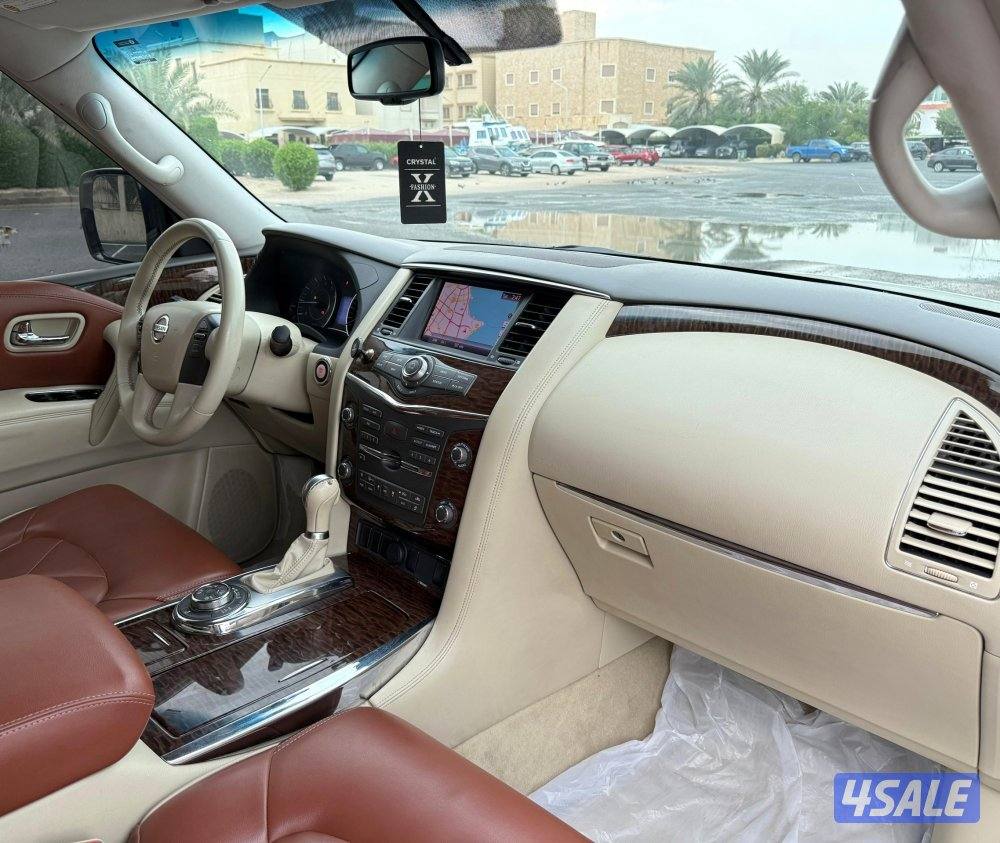 بحالة ممتازة جدا جيب نيسان باترول بلاتينيوم 2012 البابطين صبغ الوكالة11