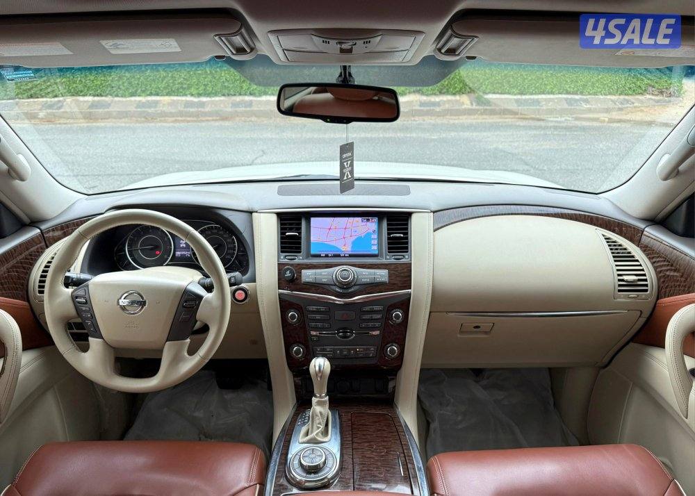 بحالة ممتازة جدا جيب نيسان باترول بلاتينيوم 2012 البابطين صبغ الوكالة12
