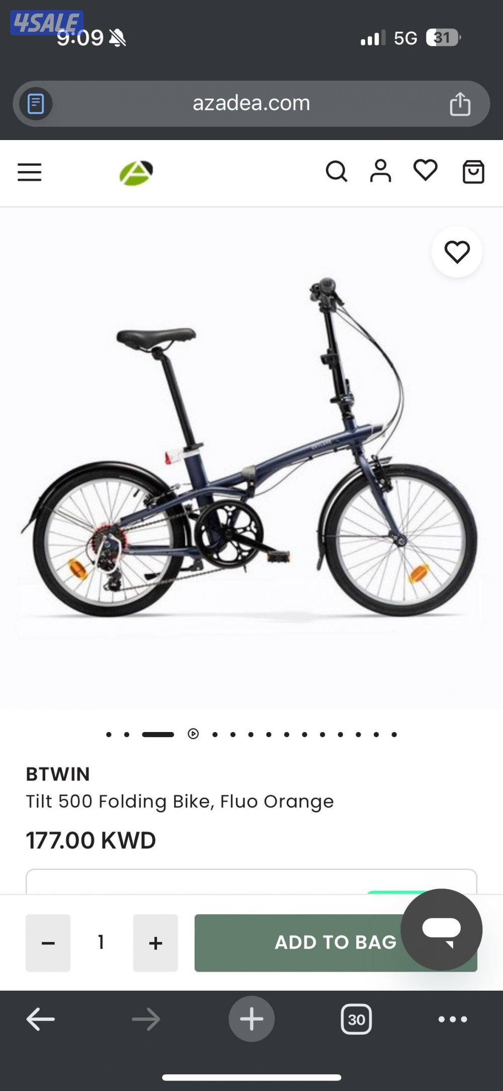 شبه جديد استعملته مرتين فقط Btwin bicycle0
