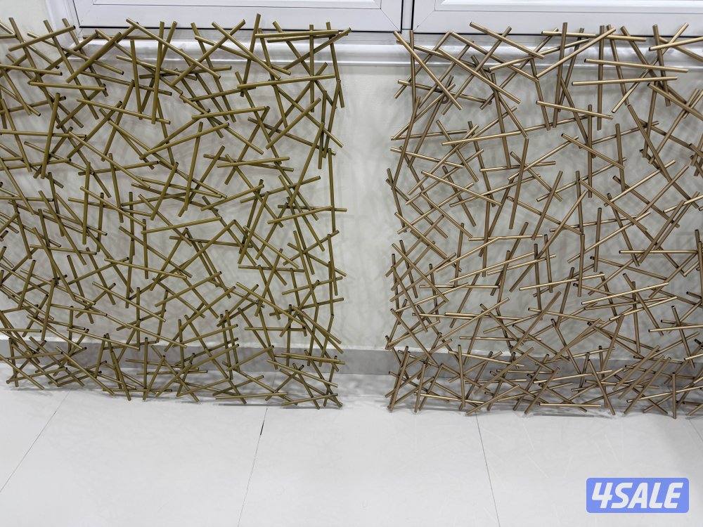 عدد ٢ لوحة ذهبية من أبيات . لصالات الاستقبال0