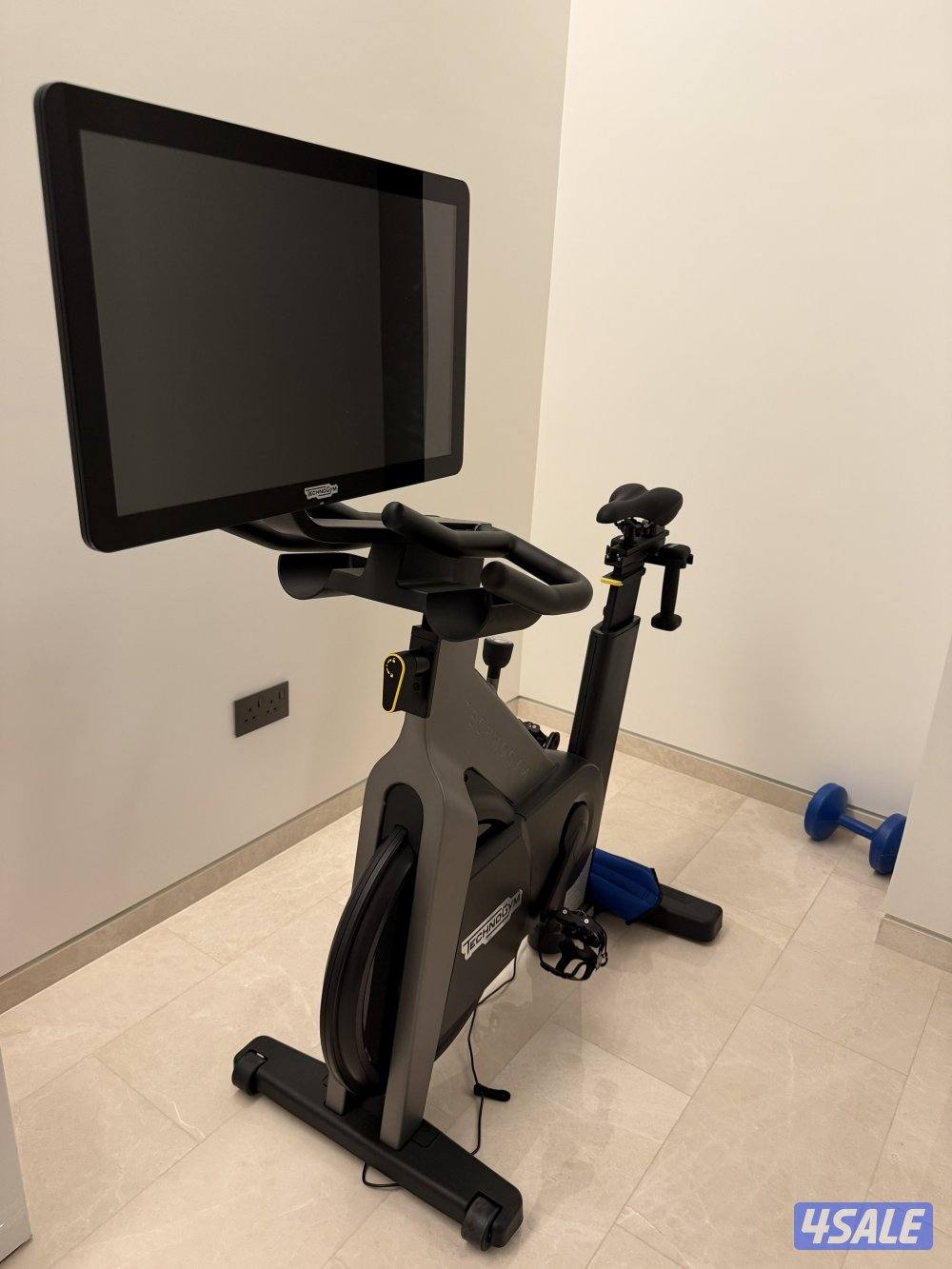 Techno Gym New Spinning bicycle with touch screen0