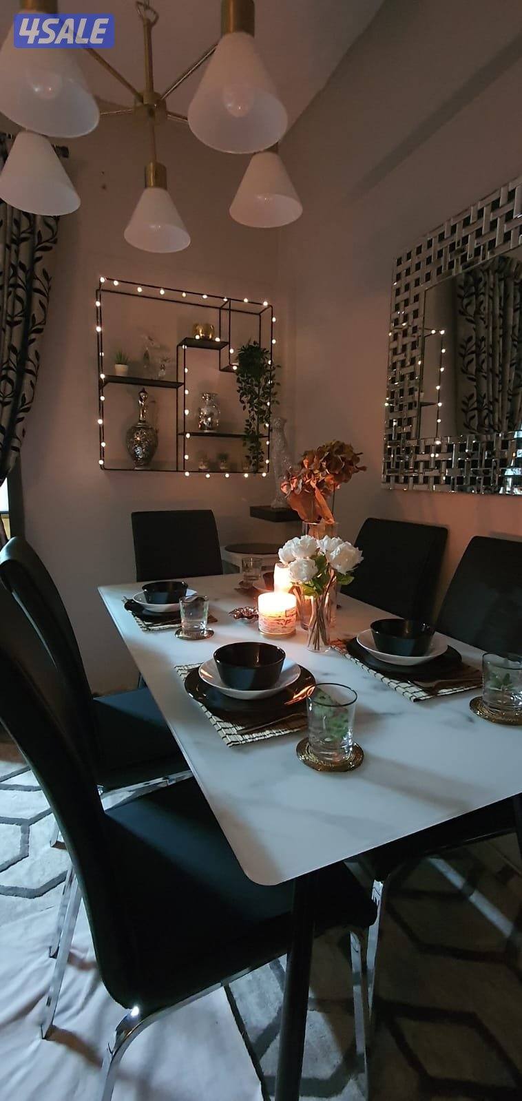 Dining Table Set With 5 Chairs0