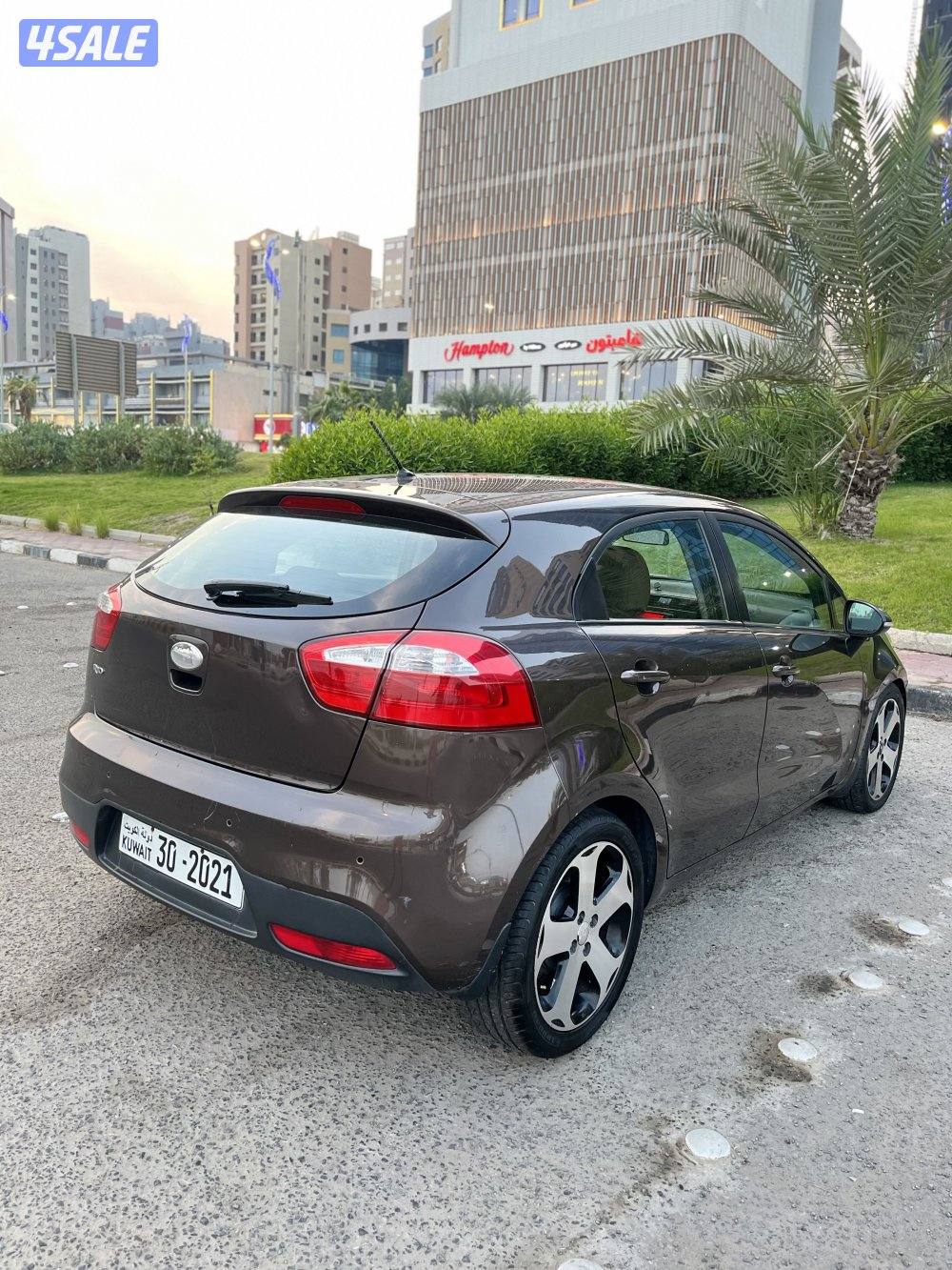 كيا ريو موديل 2014 كامل الموصفات صبغ وكالة عداد 102 الف شرط الفحص3