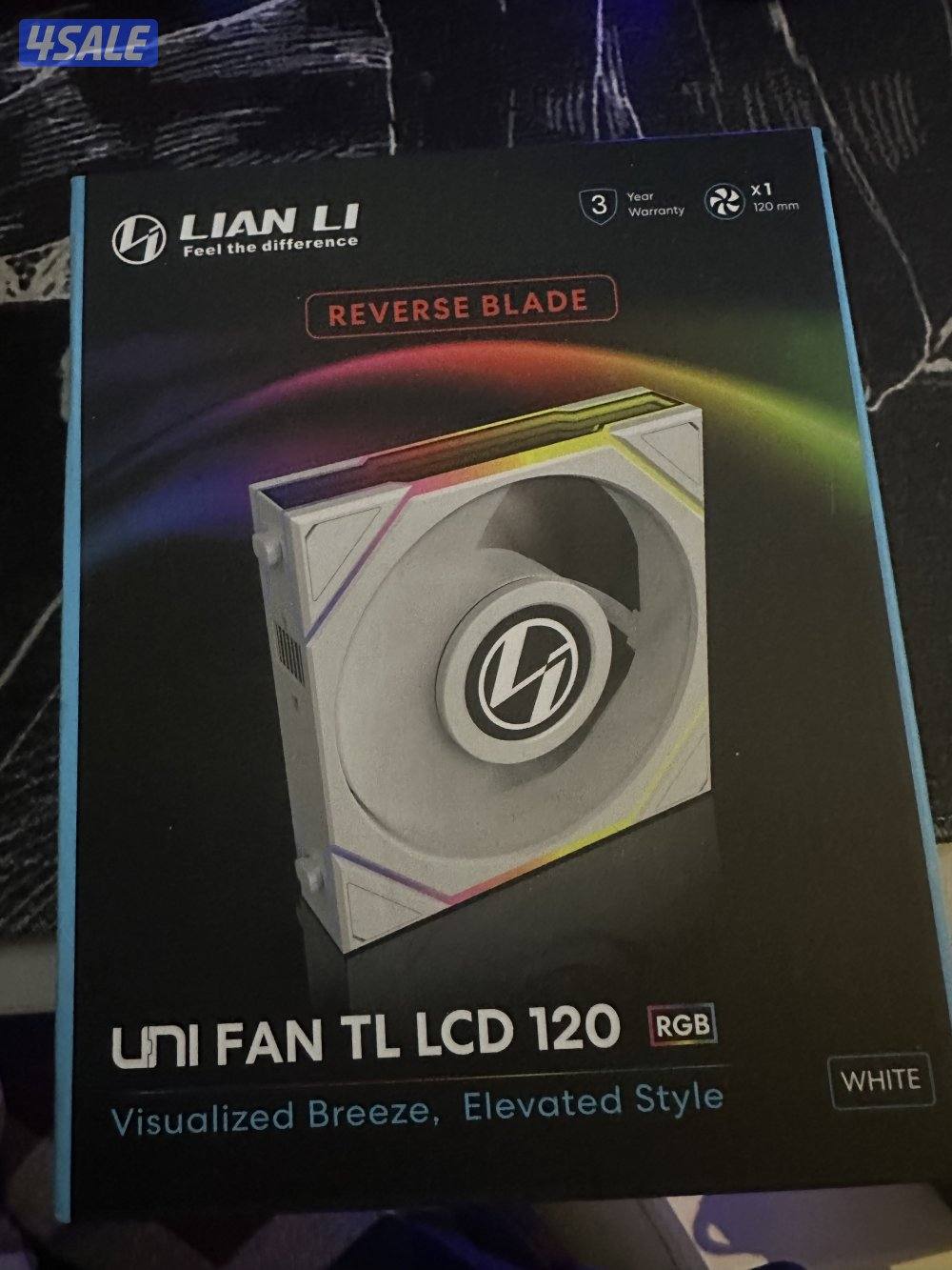 مروحه  lcd lian li يديده new0