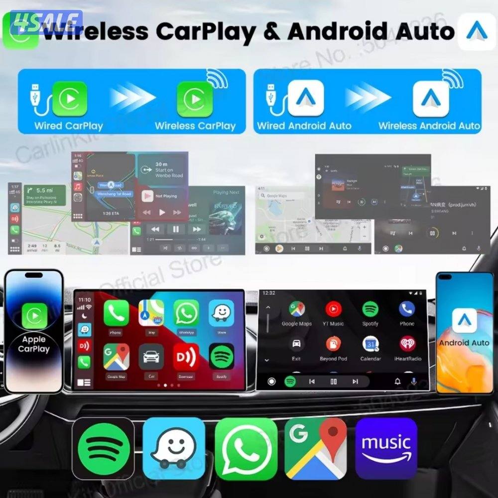 وايرليس كاربلي واندرويد اوتو Wireless Carplay and Android Auto3