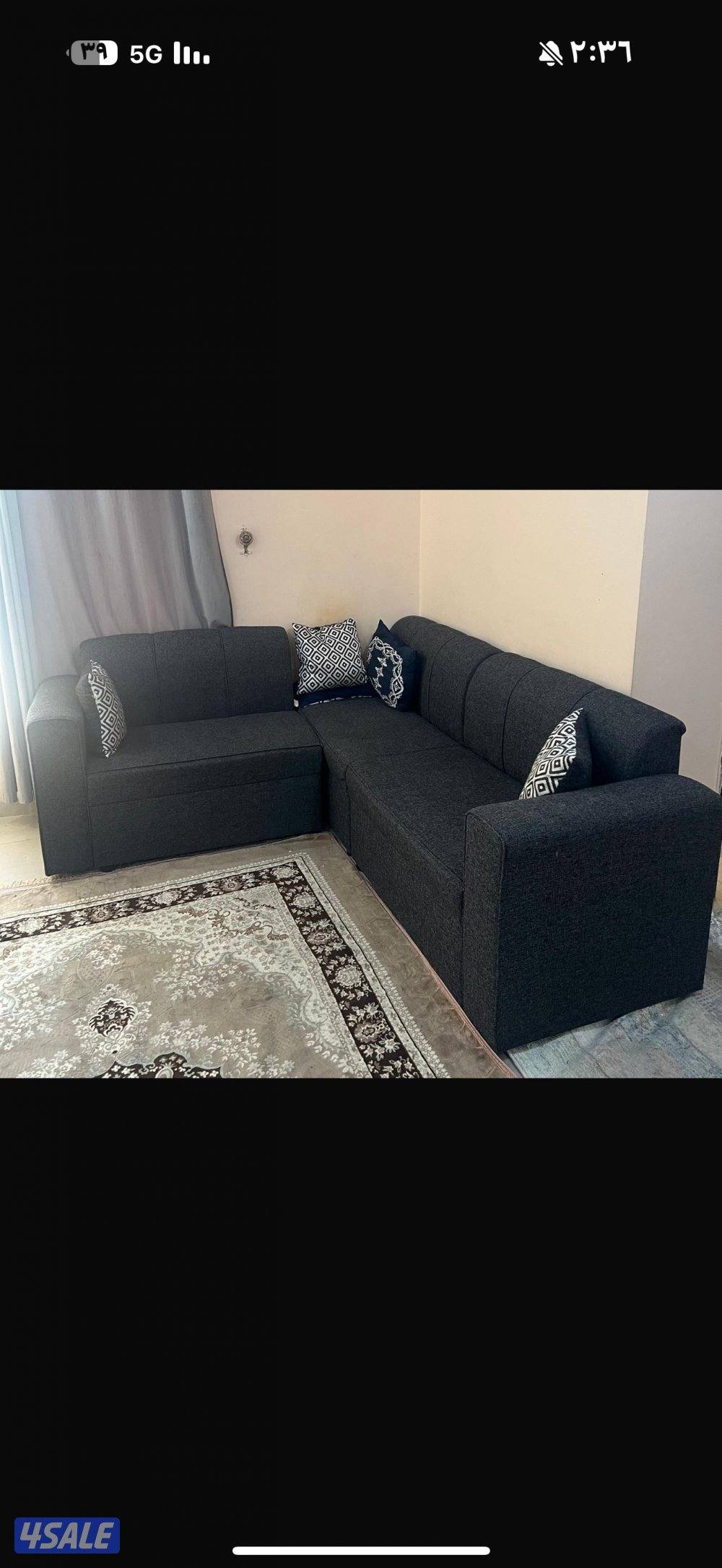 للايجار فتره مؤقته مفروشه بالكامل سريرين غرفه كبيره وصاله وحمام كبار4