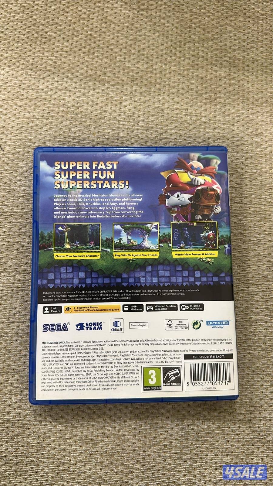 شريط لعبه sonic superstars0