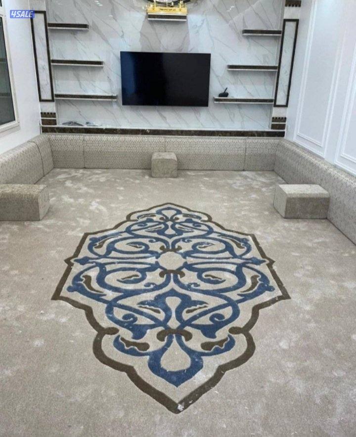 ديوانيات مساند تفصال جلسات سجاد بافضل الانواع حفر على سجاد7