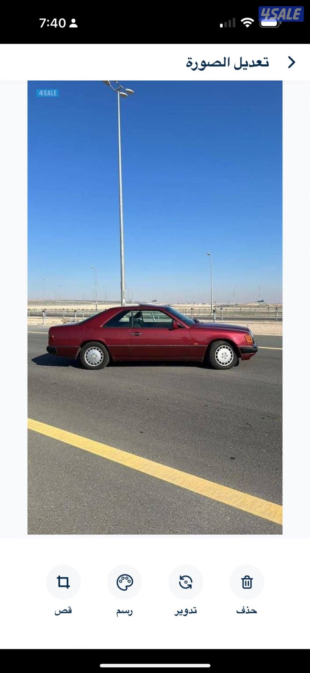 مرسيدس 300 ce كوبيه مميزه ولاملاحظه بحالة ممتازه للجادين7