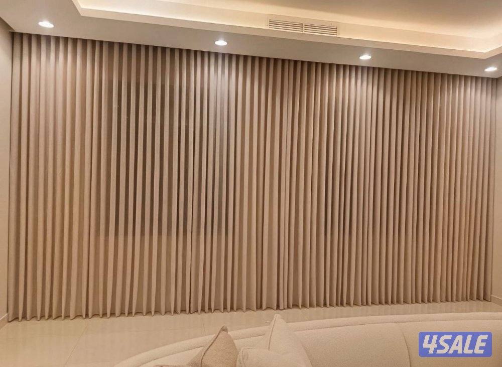 لحق عرض الستاير لينن ويفي فندقي طبقه واحده المتر 13 دينار6