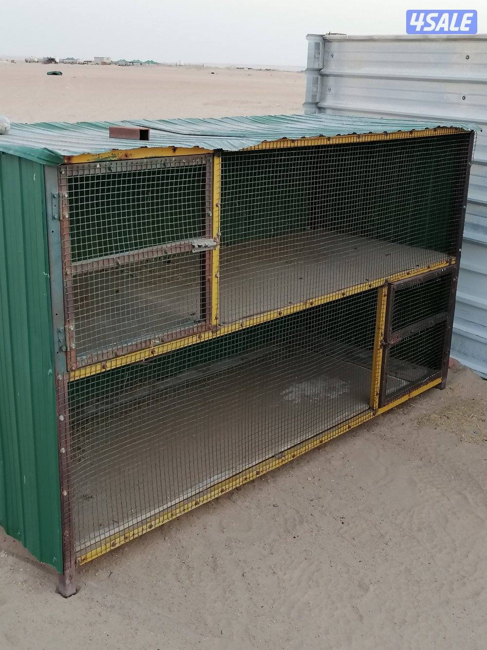 قفص حديد دورين وبابين0