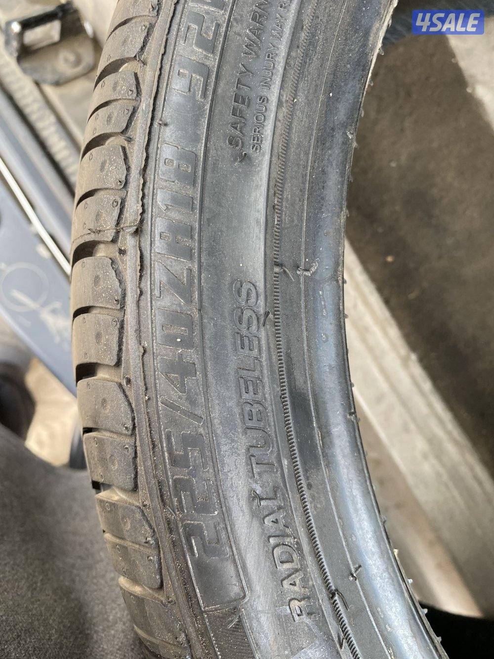 لبيع تاير جديدعدد2مقاس 18/40/225صنع الصين 20232