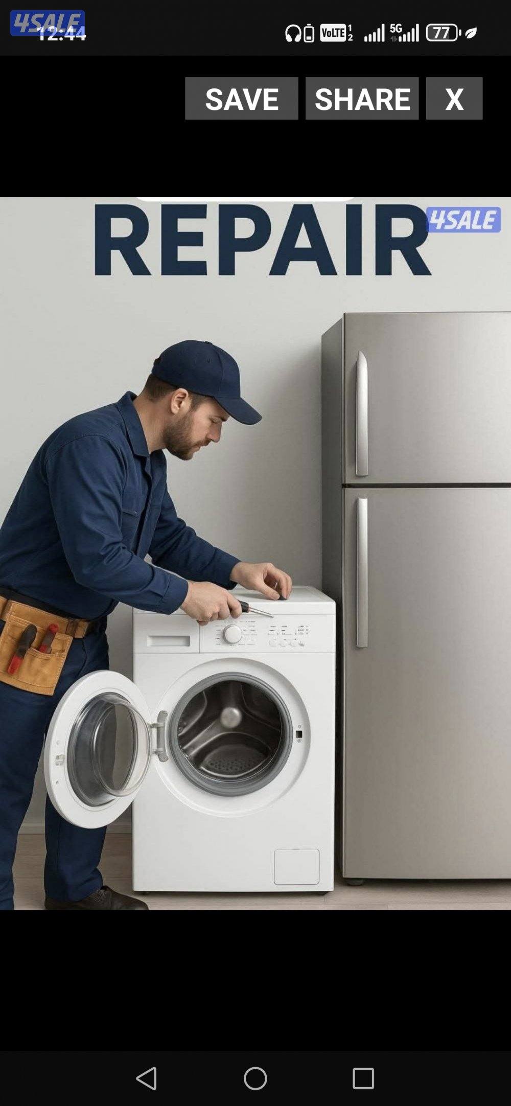 Repair refrigerators and washing machine3