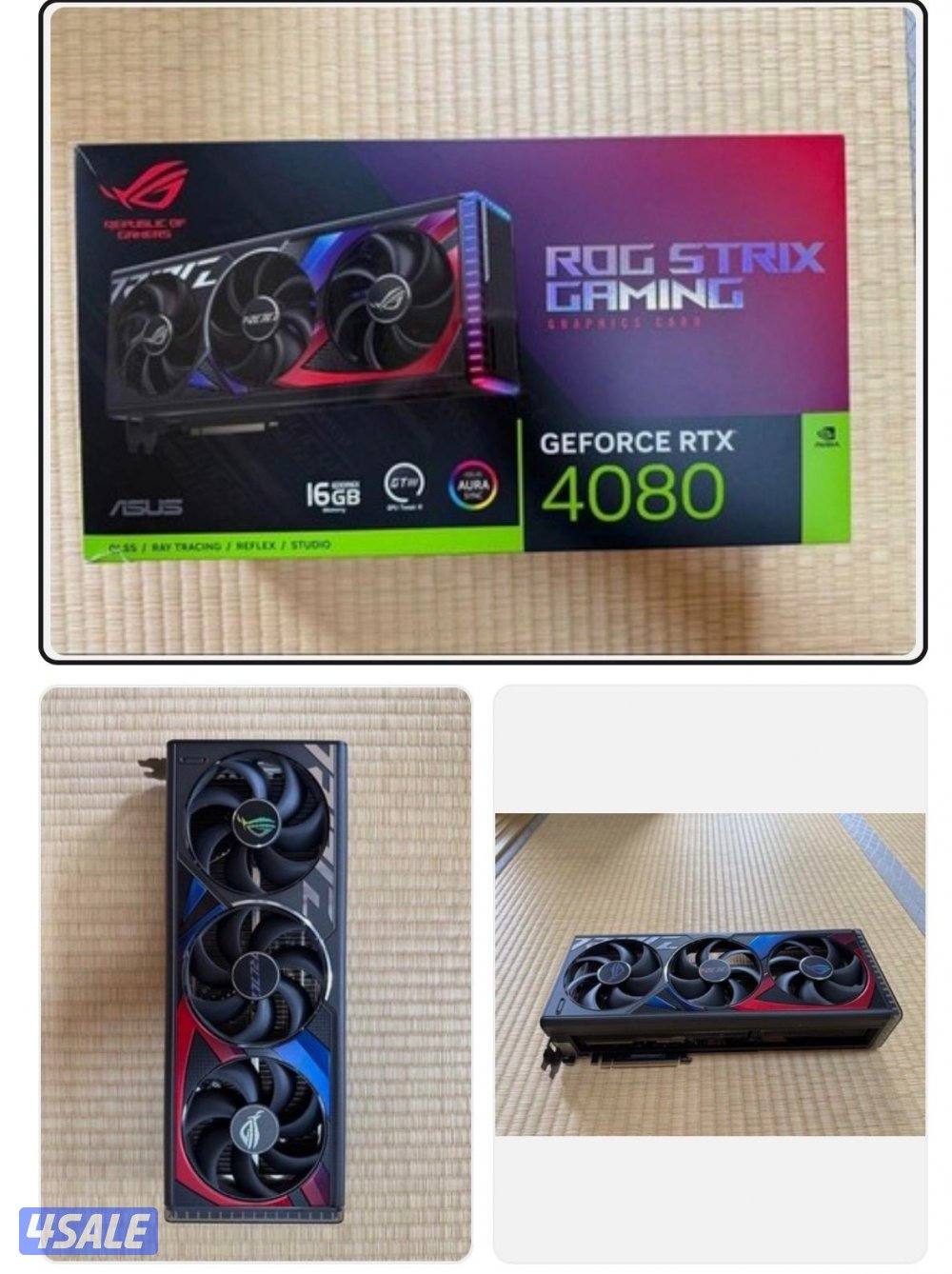 للبيك كرت شاشه 4080 rog asus0