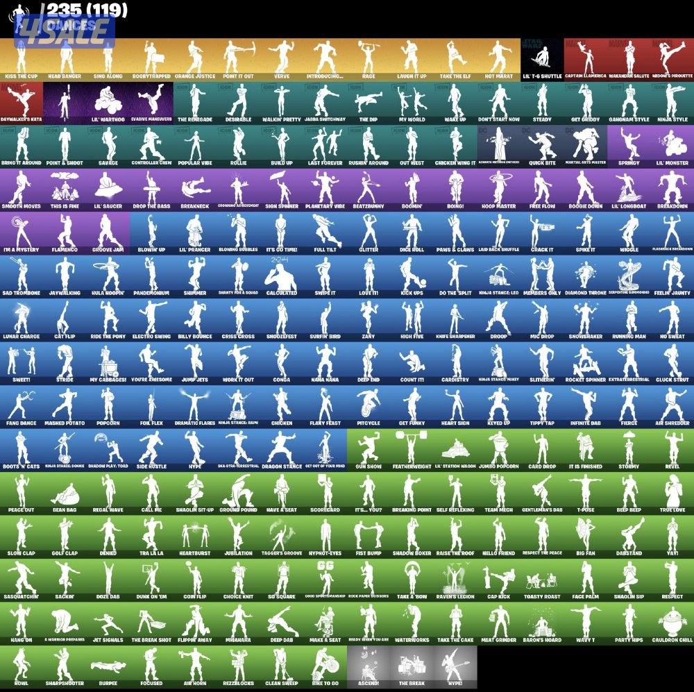 حساب فورت نايت في ترافس سكوت نادرة3