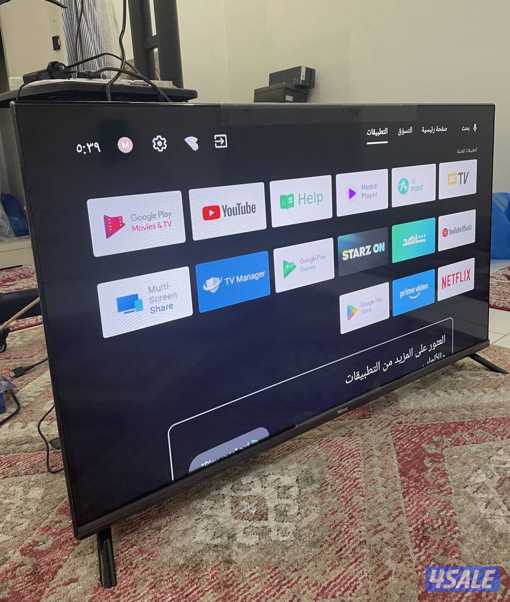 تلفزيون 40 بوصه سمارت ونسا اعلي مواصفات 2025 مستعمل يوم كفالة الغانم0