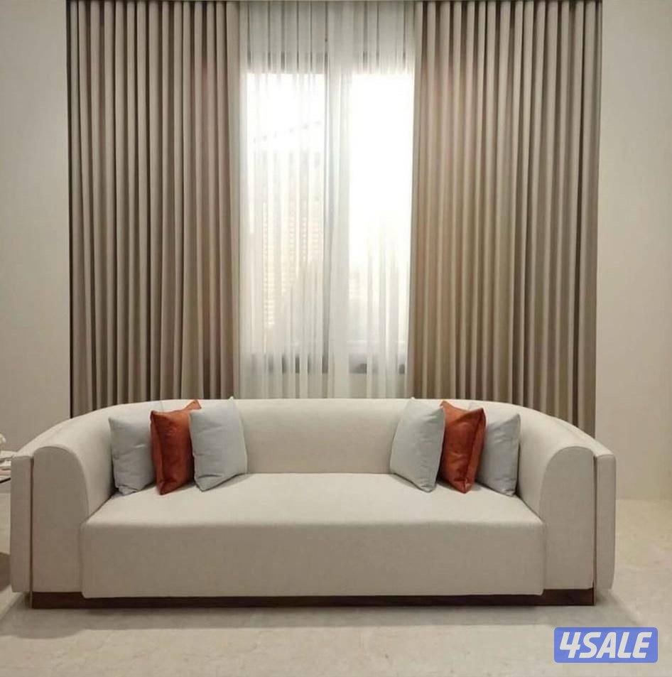 تنجيد وتفصيل كنب ديوانيات مساند وكل الستاير وسجاد قص9