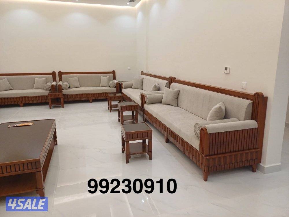 تنجيد وتفصيل كنب ديوانيات مساند وكل الستاير وسجاد قص15