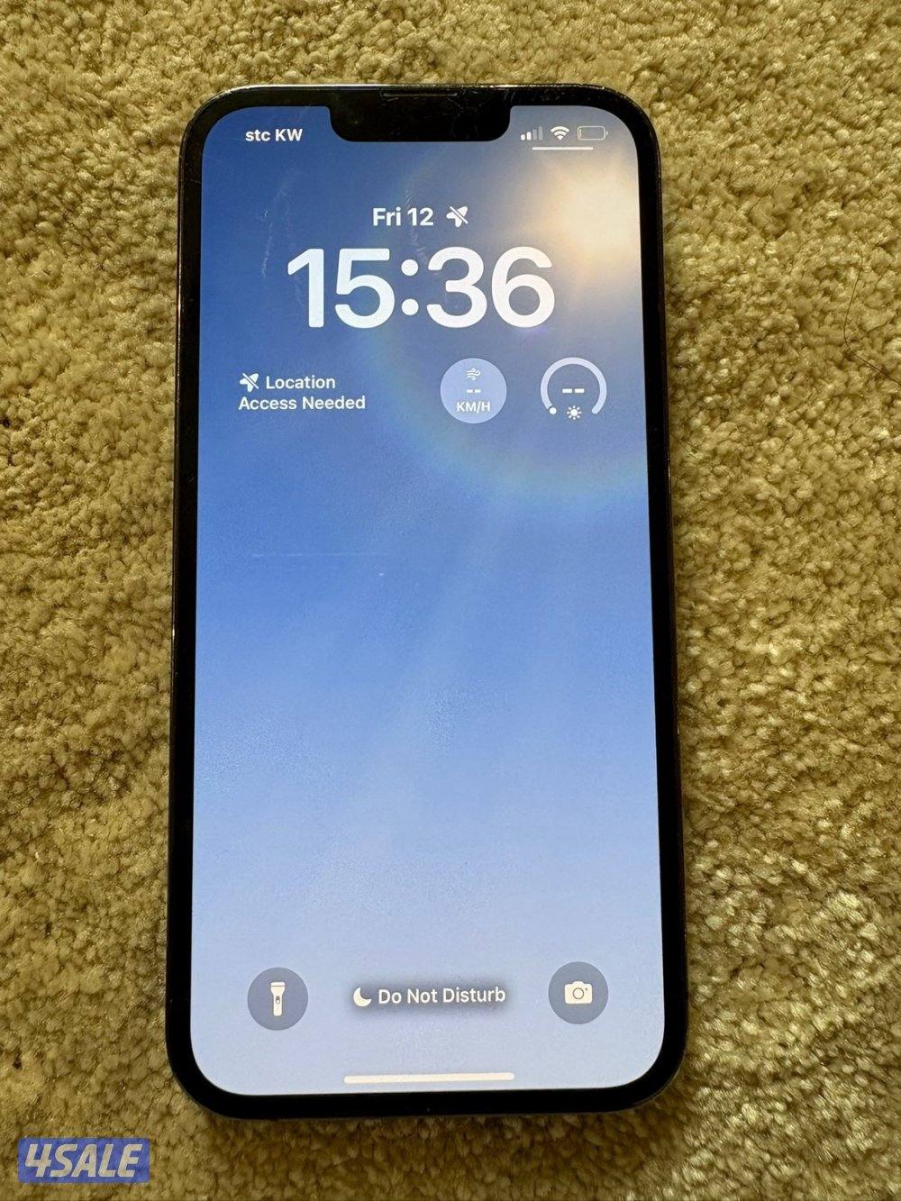 للبيع ايفون 13 برو من امريكا "الهاتف مفتوح" من دون كرتون1