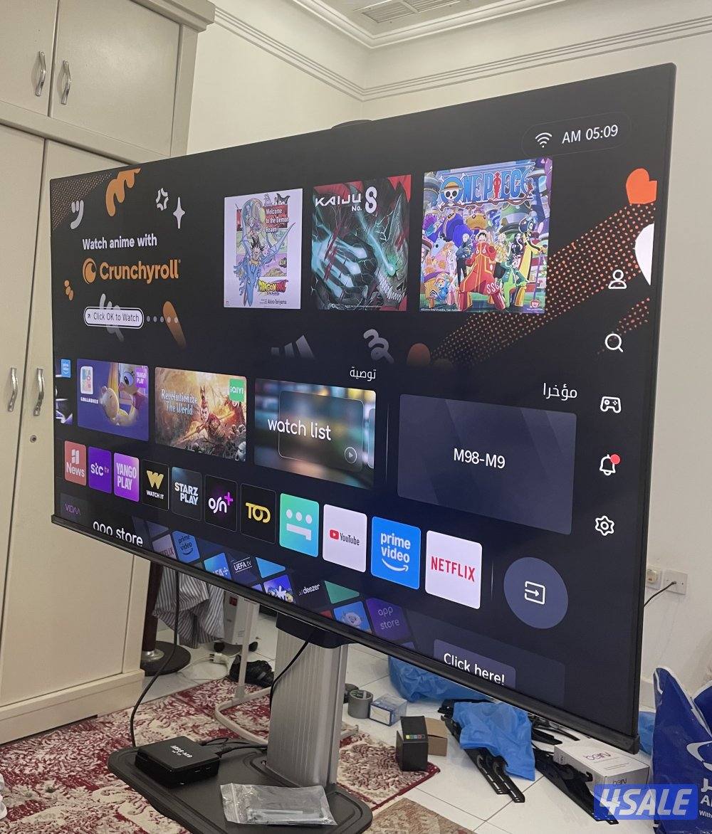 تلفزيون QLED هايسنس 50 بوصه اعلي فئه 2025 مستعمل سبوع كفالة يوريكا0