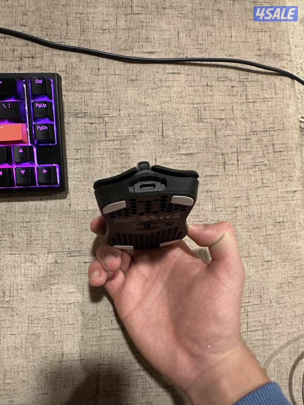 كيبورد دكي مني ٢ بلو سويتش وماوس قلوريس مودل o الحجم الكبير4