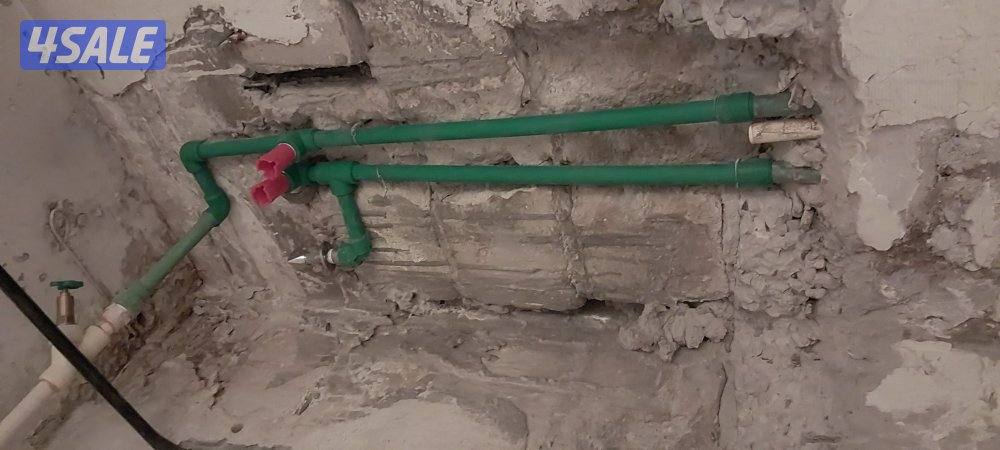 تكسير حمامات وتمديد مع بورسلان شغل جديد مخفي وظهر4