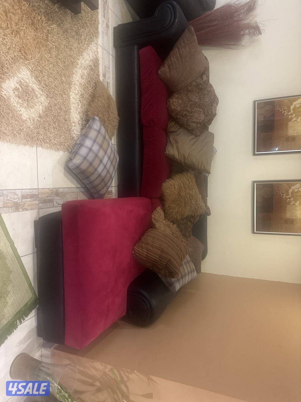 Corner sofa ركنة جلد للبيع0