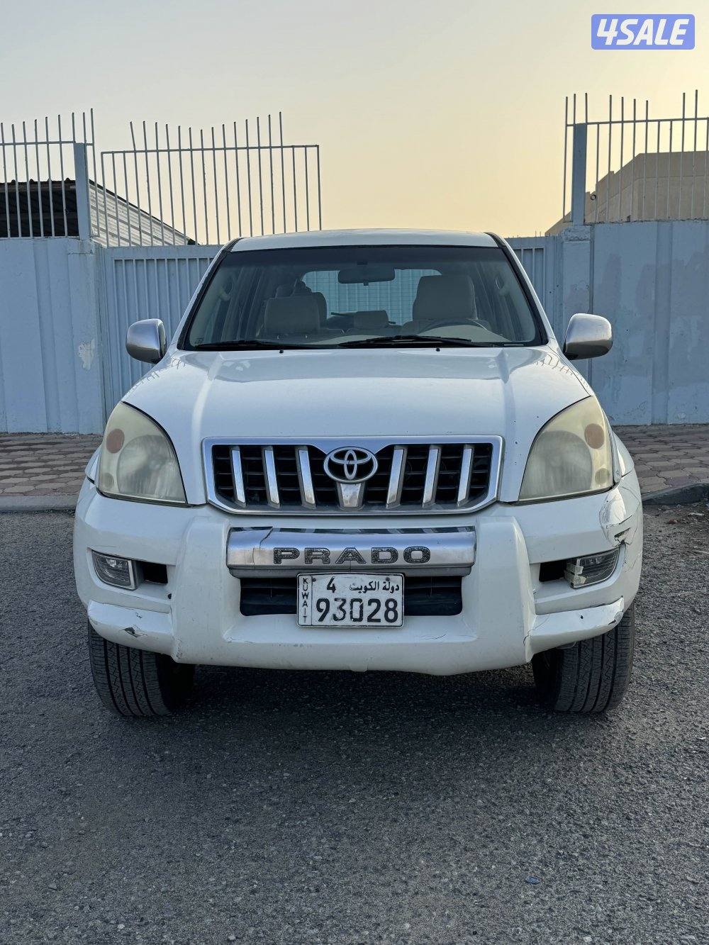 برادو، 2006، ابيض، ستة سلندر، V6، ما يشكي من شي ابد0