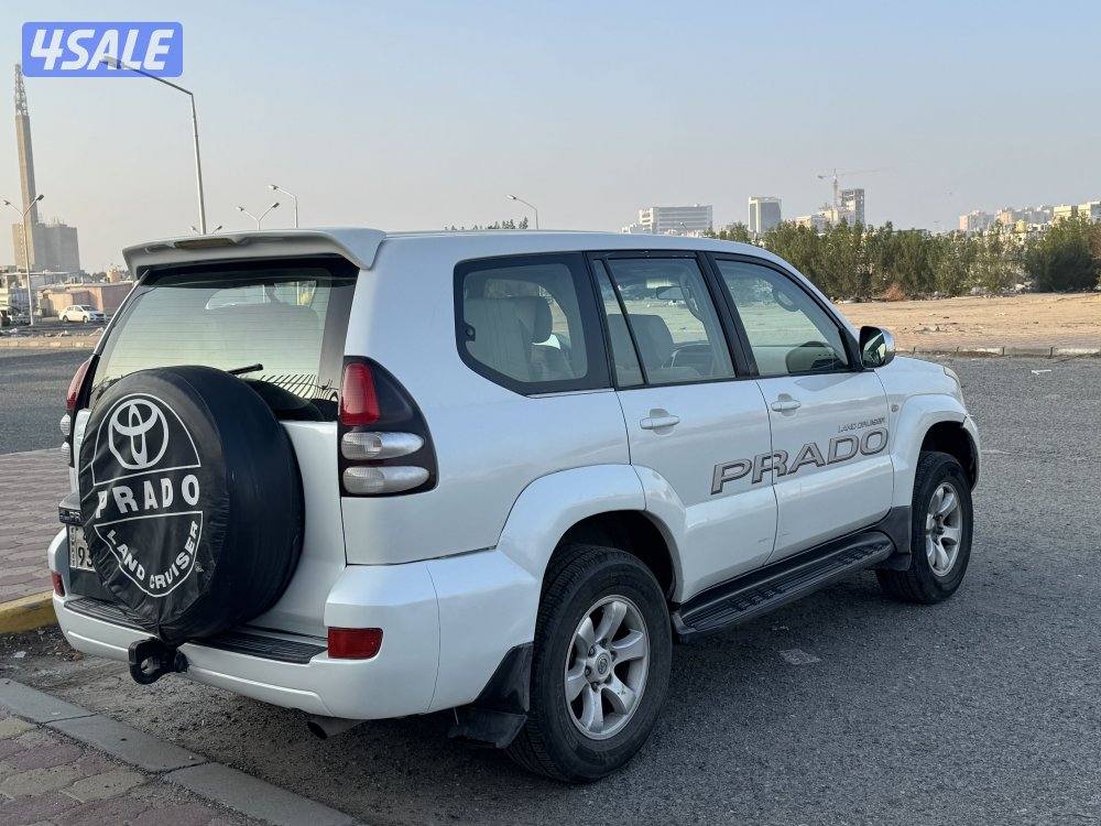 برادو، 2006، ابيض، ستة سلندر، V6، ما يشكي من شي ابد1