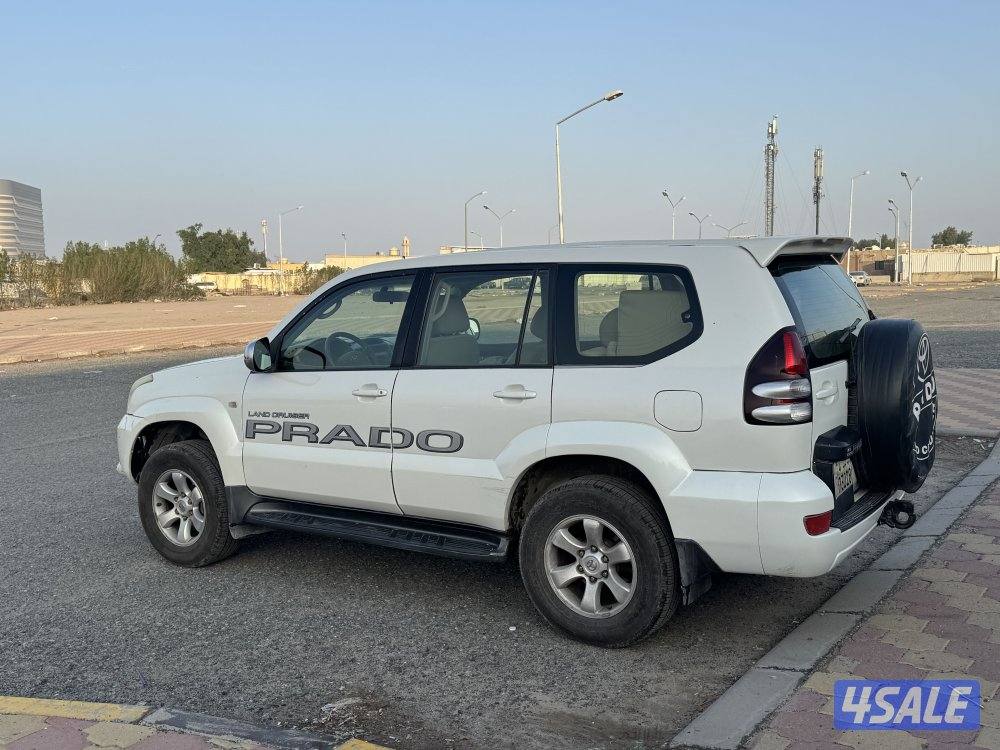 برادو، 2006، ابيض، ستة سلندر، V6، ما يشكي من شي ابد2