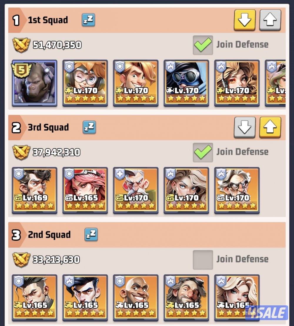 للبيع حساب لعبة لاست وار سيرفر 7810