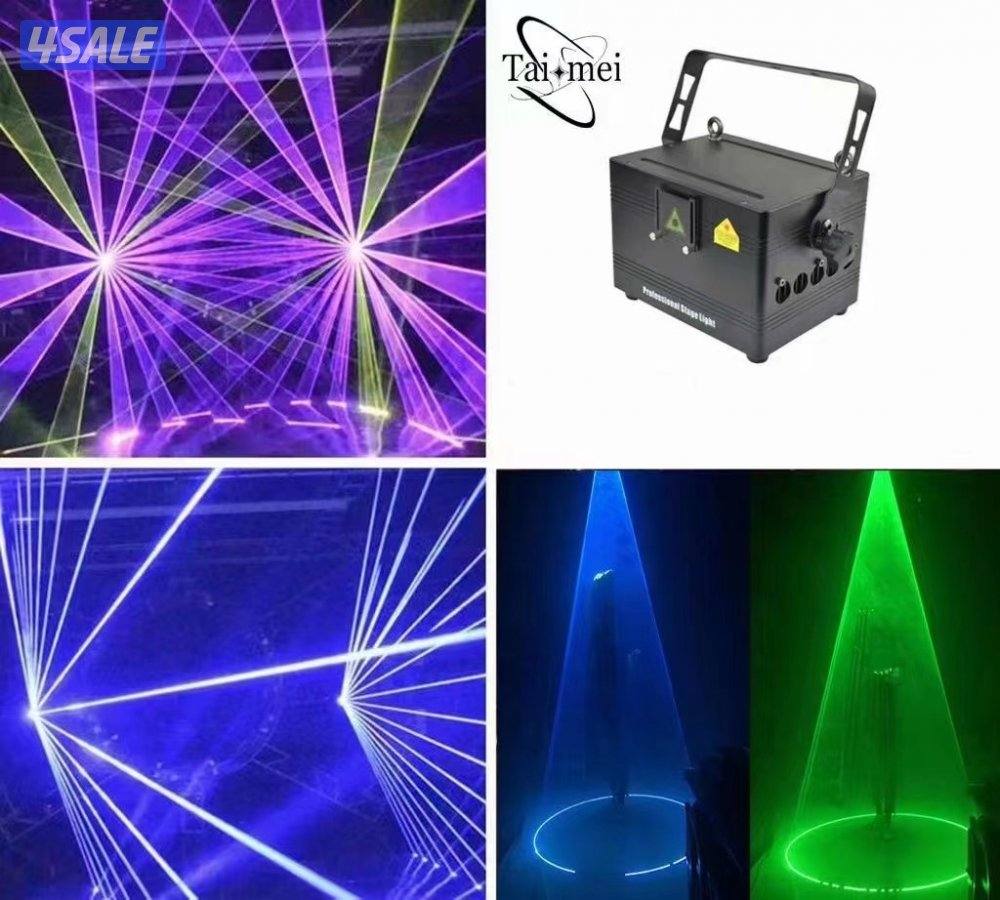 تجهيزات جميع المناسبات من اضاء واليزرات والبرجكتر9