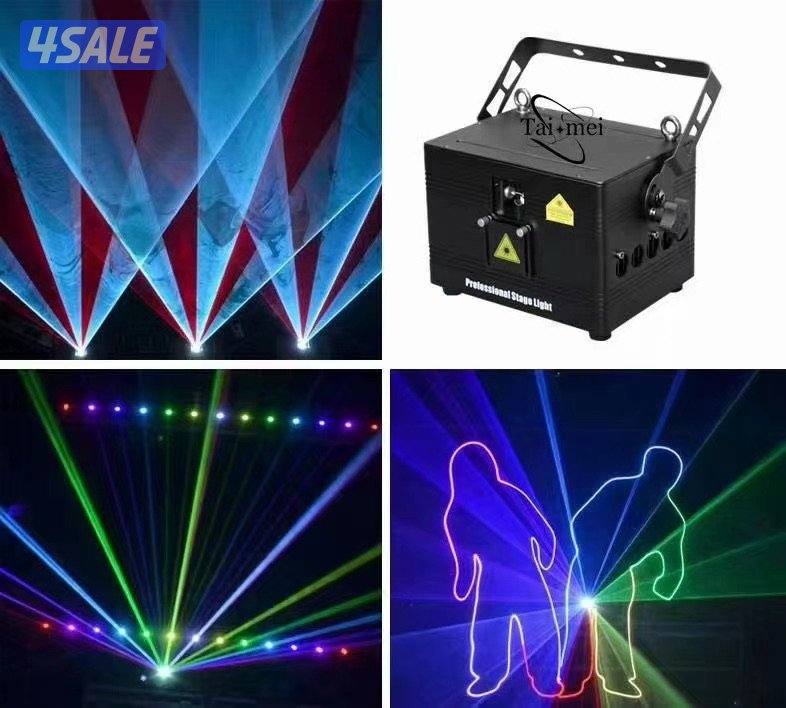 تجهيزات جميع المناسبات من اضاء واليزرات والبرجكتر10