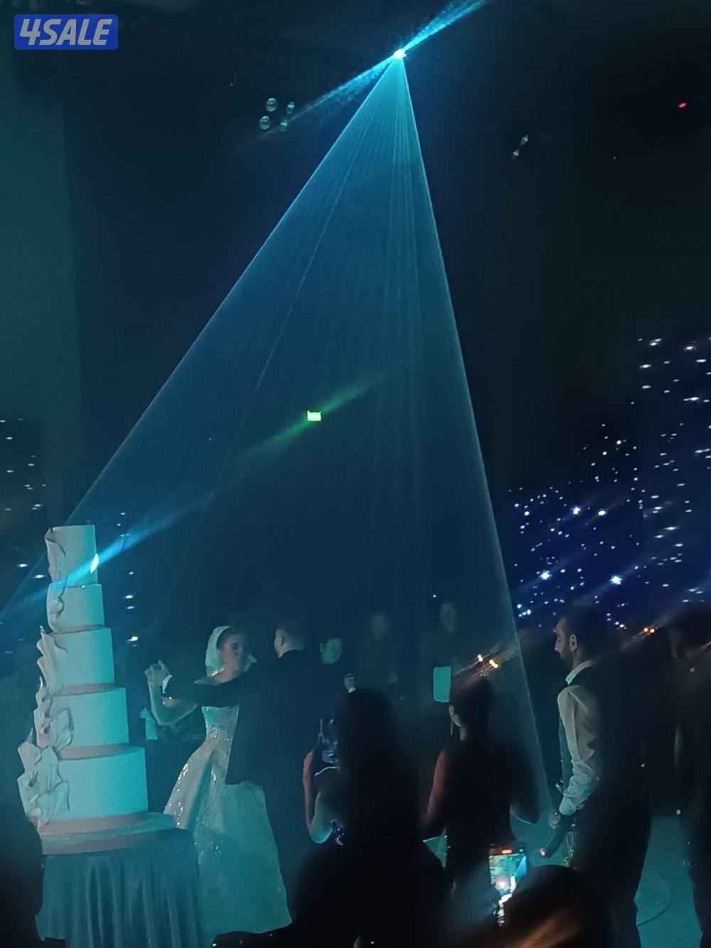 تجهيزات جميع المناسبات من اضاء واليزرات والبرجكتر14