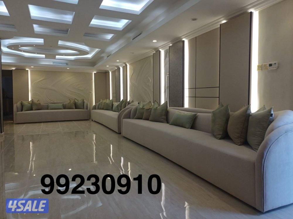 تنجيد وتفصيل ديوانيات جلسات مطارح مساند وكل الستاير وسجاد قص12