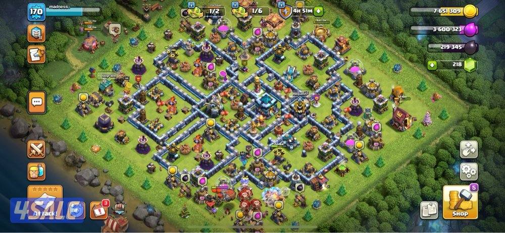 Clash of clans / clash royal / brawl stars account for sale حساب للبيع0