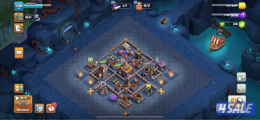 Clash of clans / clash royal / brawl stars account for sale حساب للبيع1