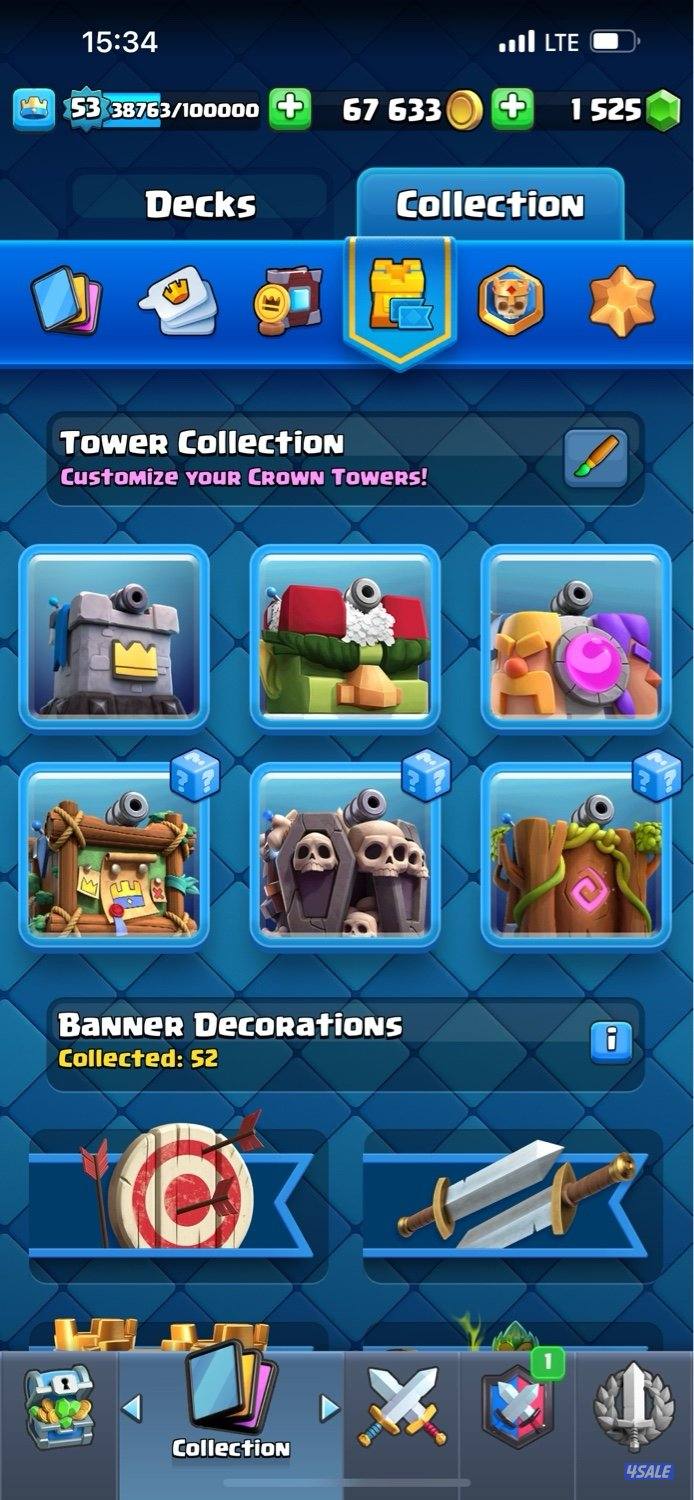 Clash of clans / clash royal / brawl stars account for sale حساب للبيع6