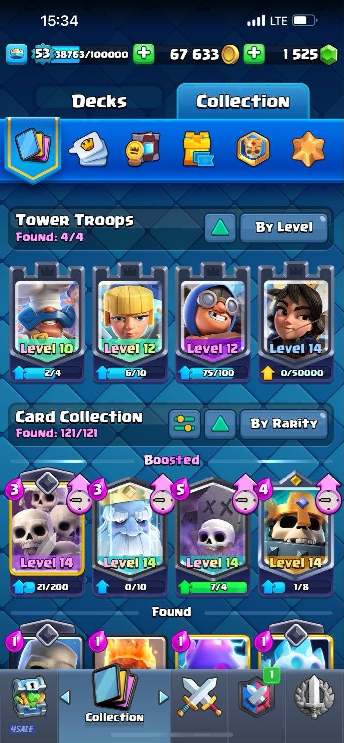Clash of clans / clash royal / brawl stars account for sale حساب للبيع9