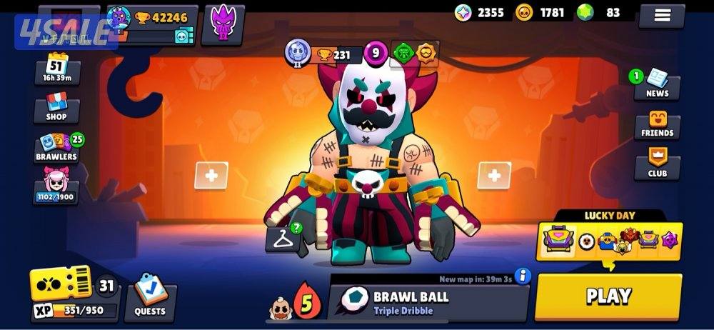 Clash of clans / clash royal / brawl stars account for sale حساب للبيع10