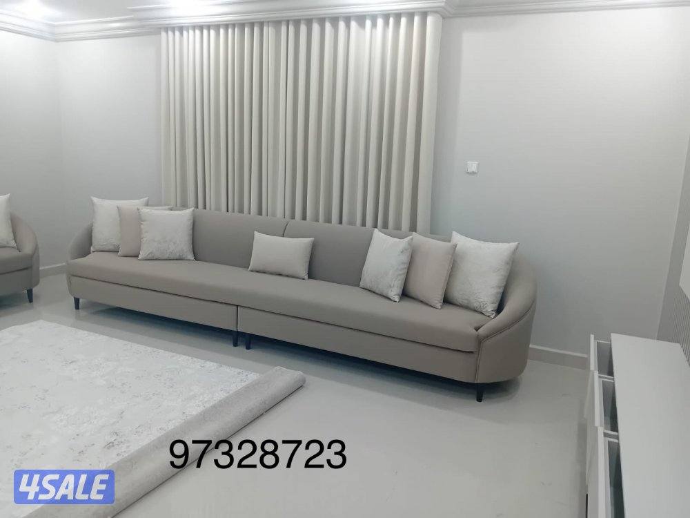 تنجيد وتفصيل مساند وديوانيات وكنب ومطارح وكل الستاير وسجاد قص14