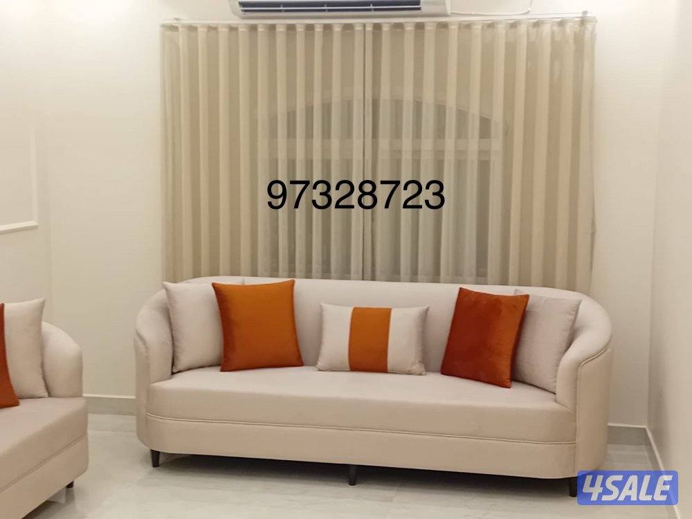 تنجيد وتفصيل مساند وديوانيات وكنب ومطارح وكل الستاير وسجاد قص15