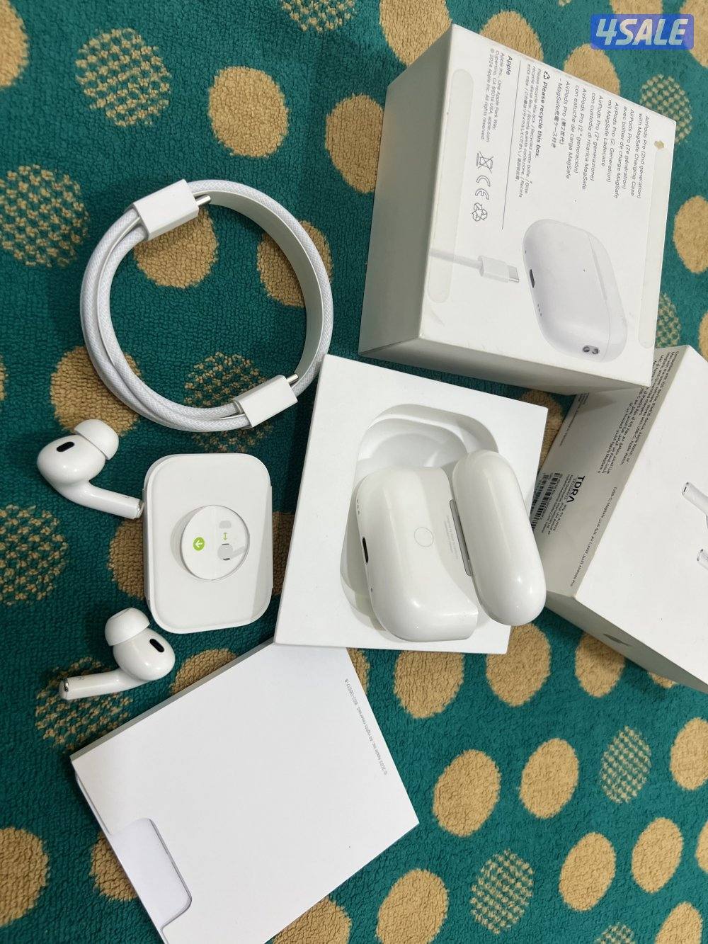 سماعة ابل برو 2 الجديدة تايب سي شحن كفالة 6 شهر استخدام خفيف1