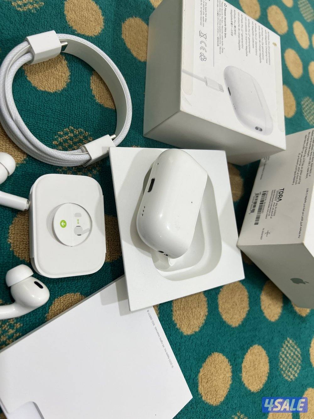 سماعة ابل برو 2 الجديدة تايب سي شحن كفالة 6 شهر استخدام خفيف2