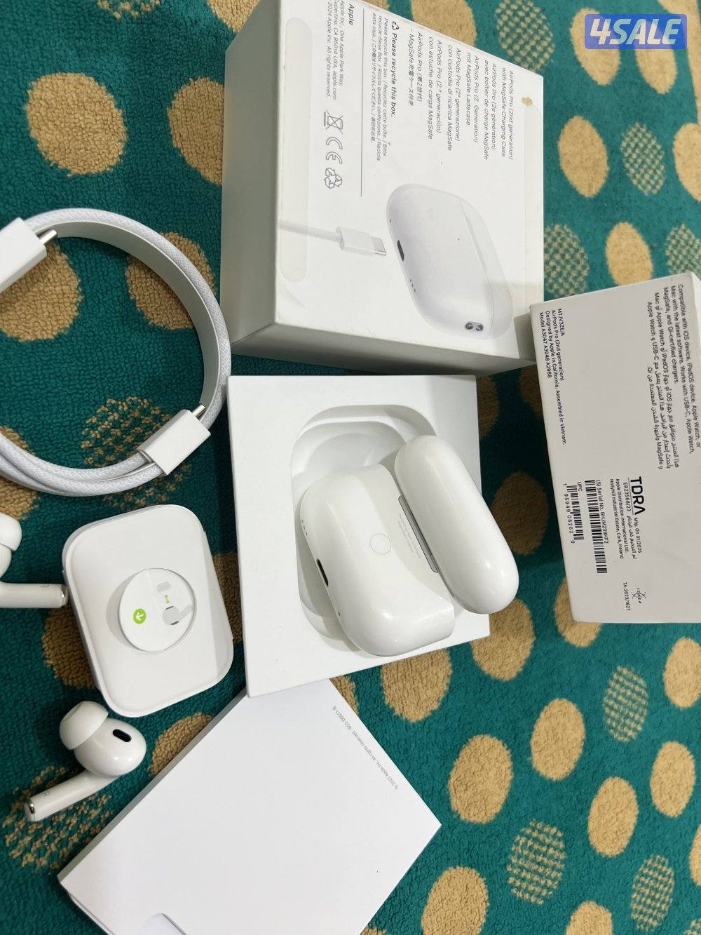 سماعة ابل برو 2 الجديدة تايب سي شحن كفالة 6 شهر استخدام خفيف4