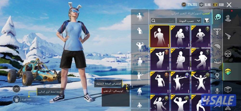 حسابات ببجي منوعه ~ امفور ثلجي وزلاجه نزول الطياره❄️⛷️✈️5