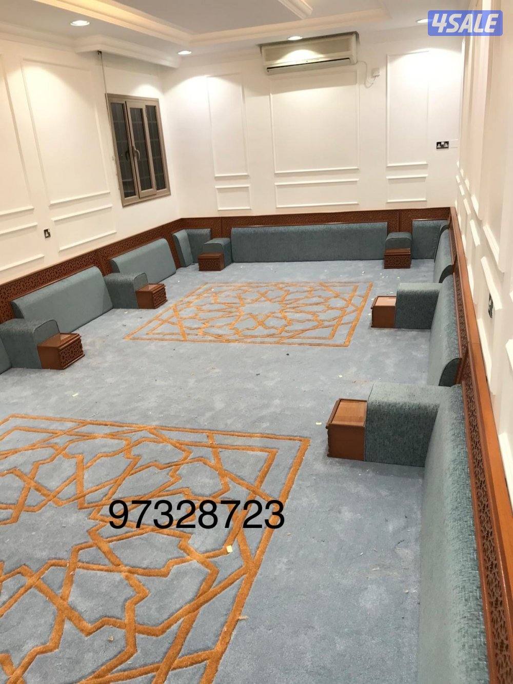 تنجيد وتفصيل ديوانيات مساند جلسات مطارح وكل الستايروسجاد13