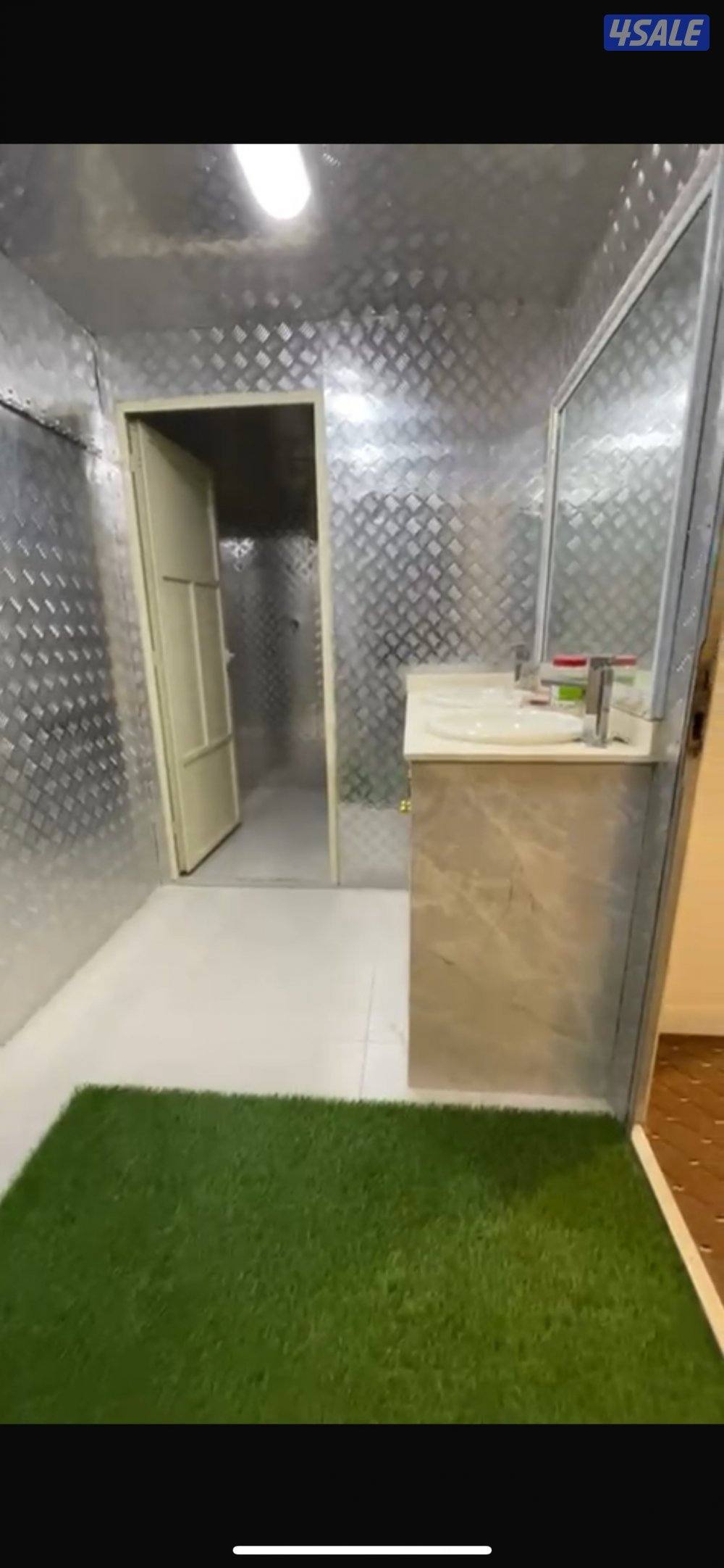 شاليه الطول 13عرض4 مكوّن من ديوانيه ومطبخ وكوتنرمغاسل وحمام وأرزاقه5