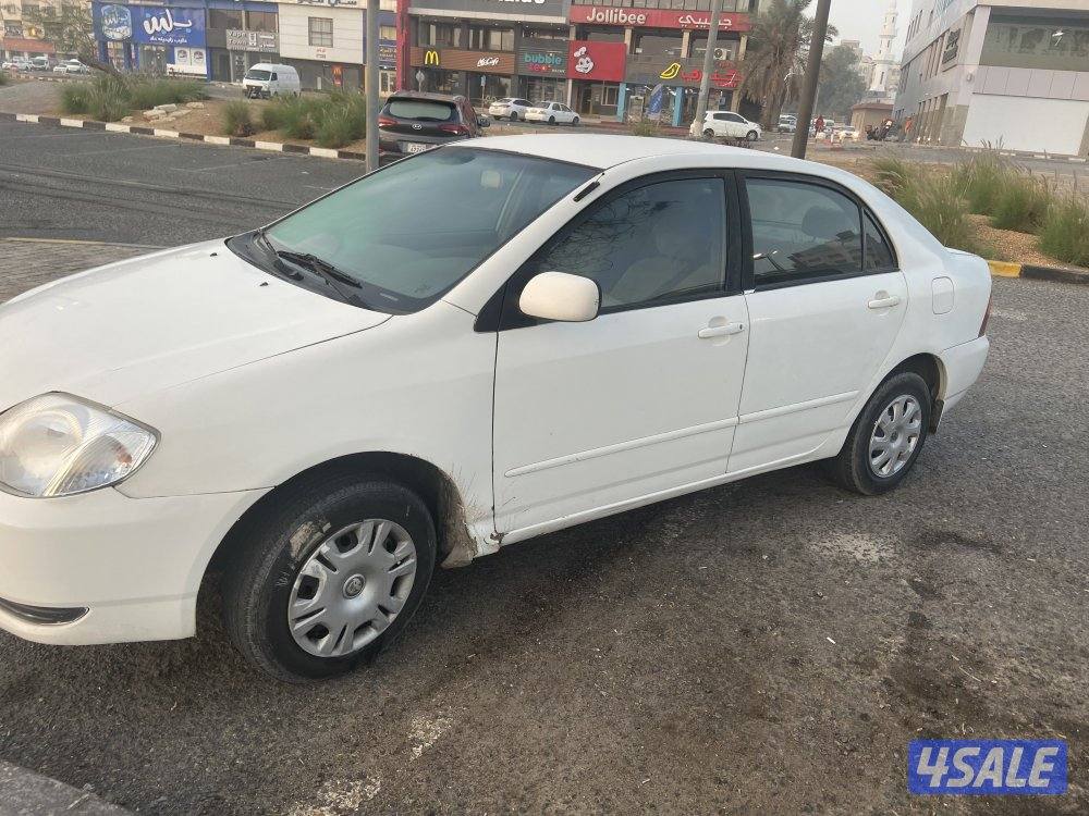 للبيع كورولا مديل ٢٠٠٢ مكينا كبيره امور سياره طيبا ما تشتكي من شي2